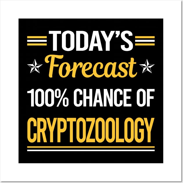 Today Forecast Cryptozoology Cryptid Cryptids Wall Art by relativeshrimp